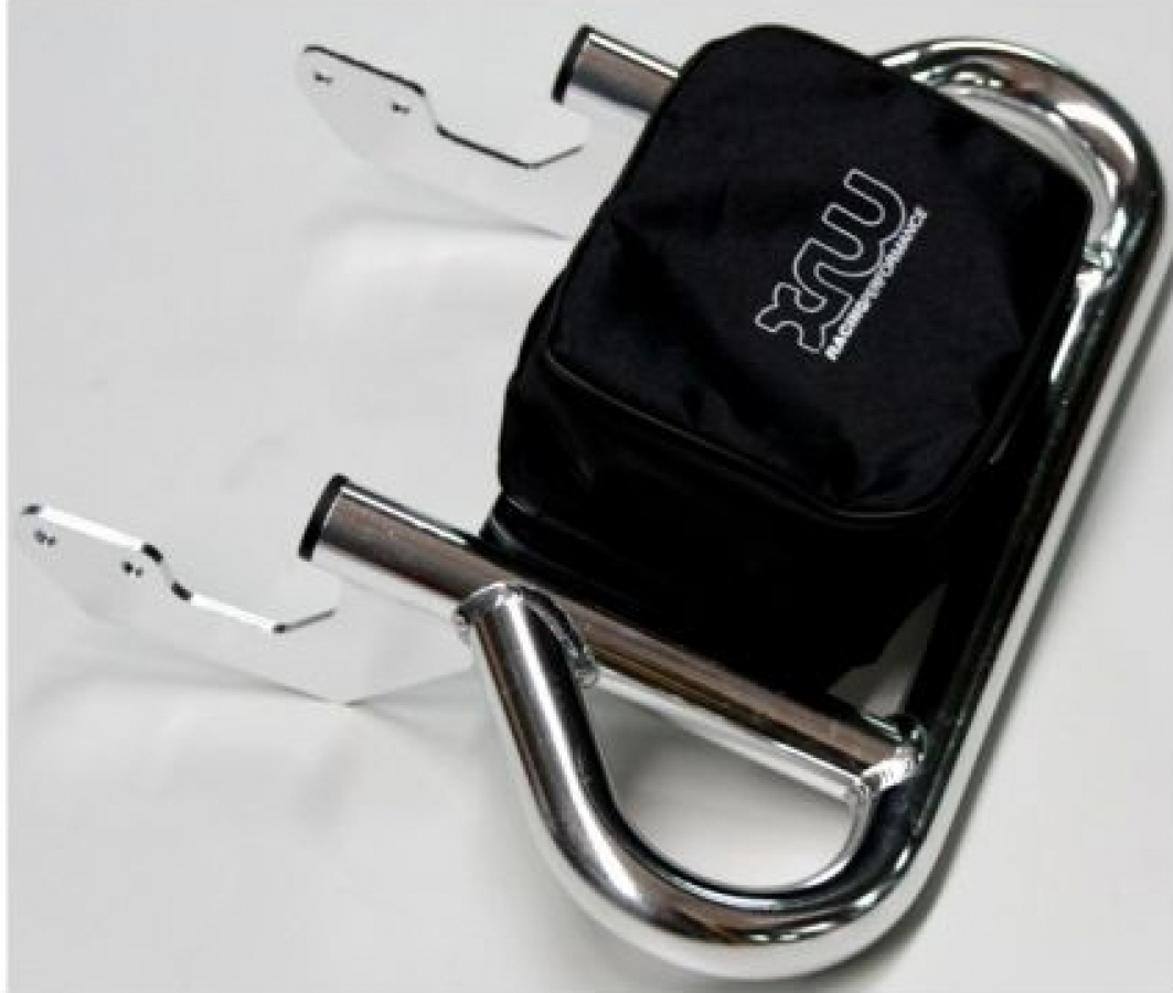 ATV Box Rack Polished Yamaha YFM 700R, Ø 35 mm x 2.5 mm