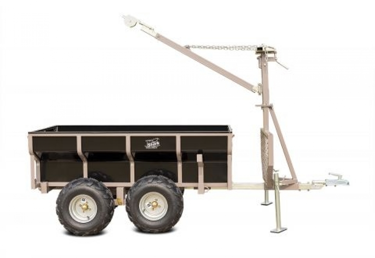 ATV trailer WOOD 1500 2 axles Load capacity 1400kg