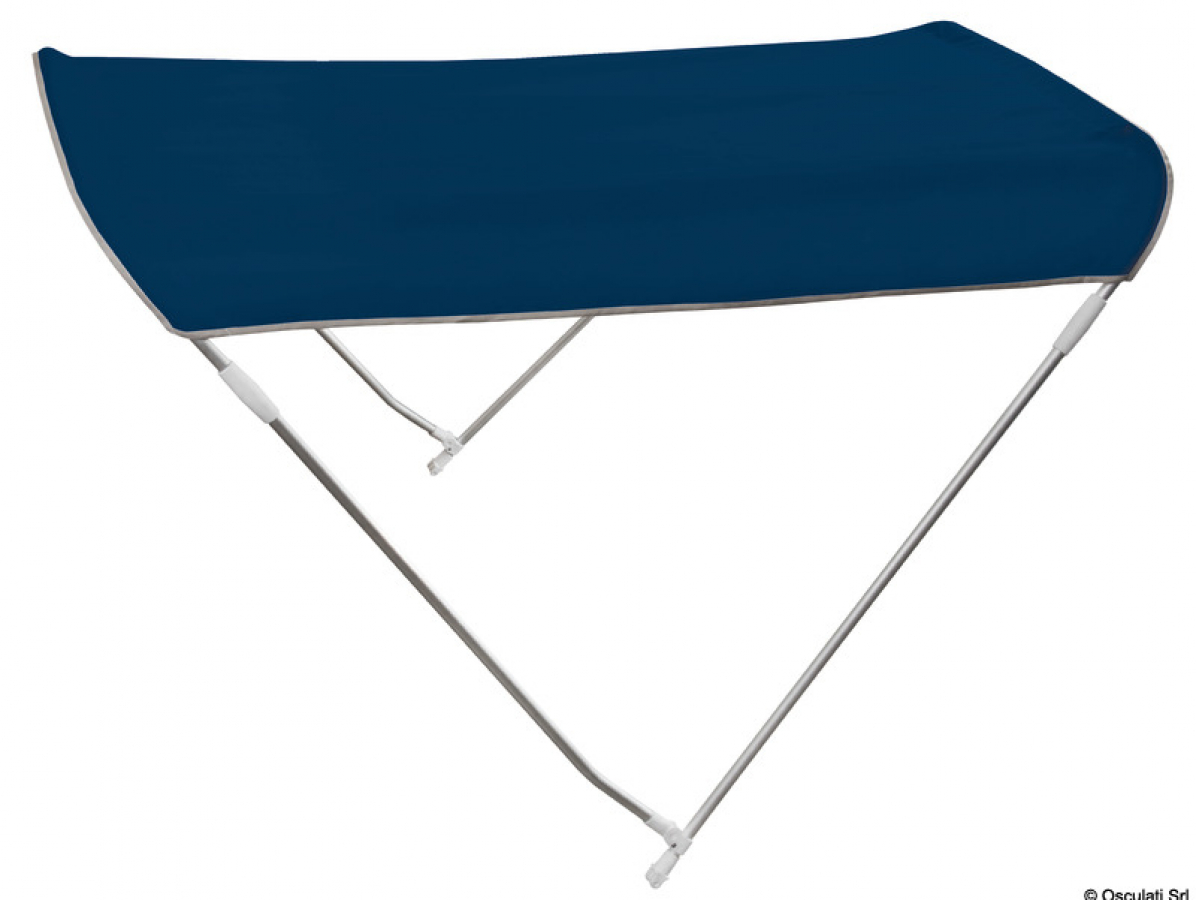 2-arch bimini top navy blue 130/140 cm