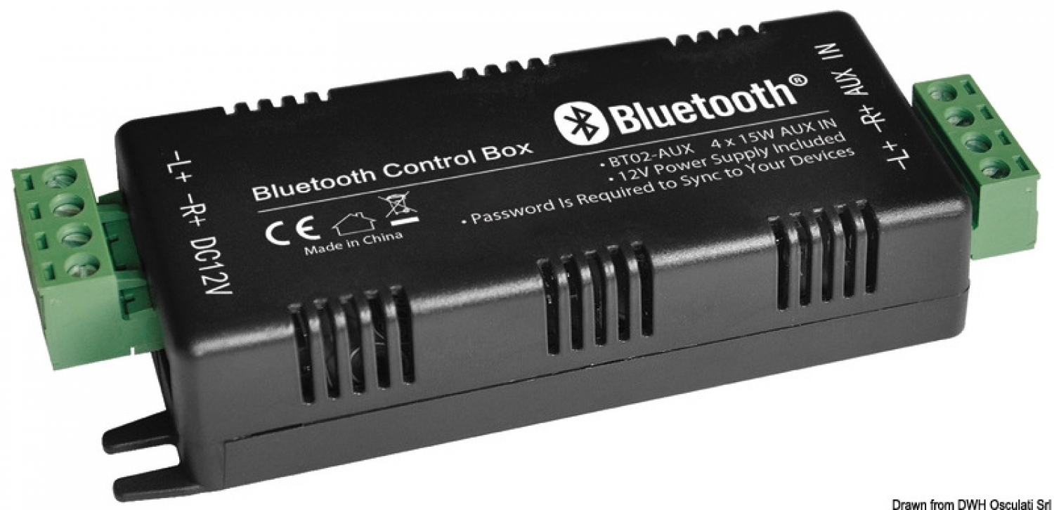 Bluetooth amplifier 4 channels x 30W 12V