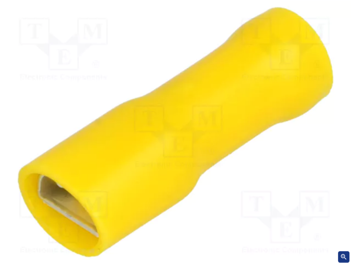 Кабельное сопло - плоская - латунь - M D6.3 мм - 4-6 мм - 10 шт.