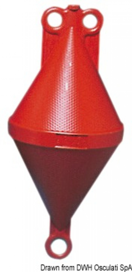 Two-cone buoy orange Ø32 x 80 cm