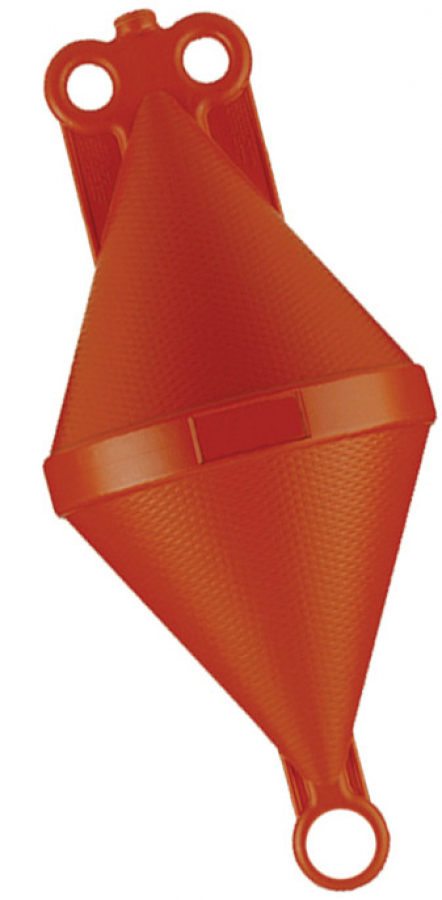 Буй конический D22см x 49см - оранжевый - объем 5 л