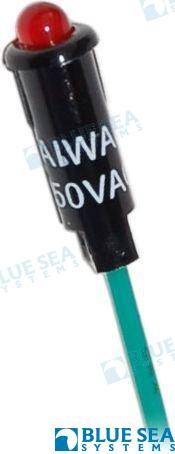 LED red 11/64in 230vac