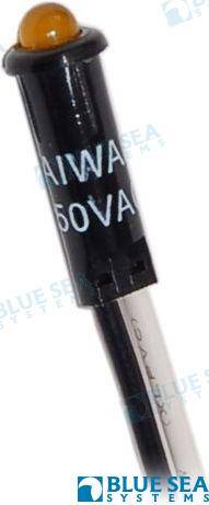 LED amber 11/64in 230vac