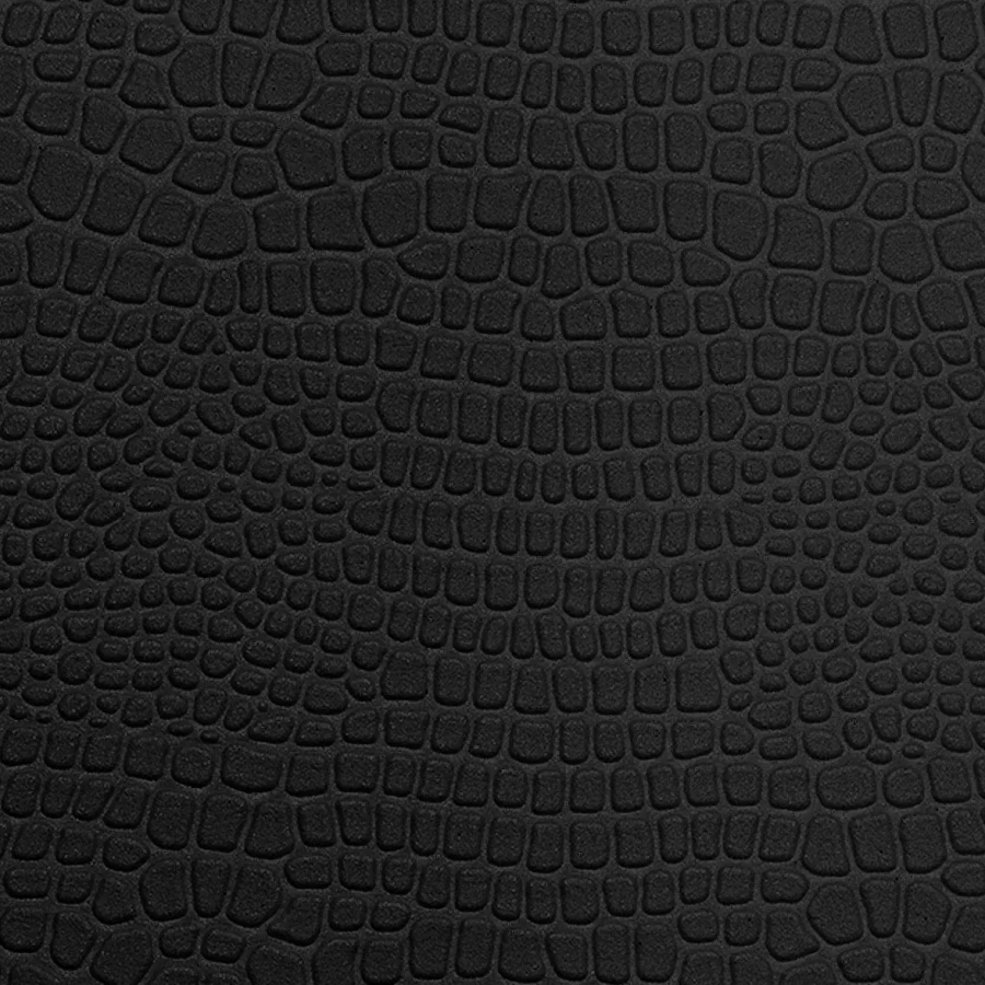 Boat Flooring Comfort Deck - Crocodile EVA/PE - Black - 2.4mx1.2mxH5mm - 3M Self-Adhesive