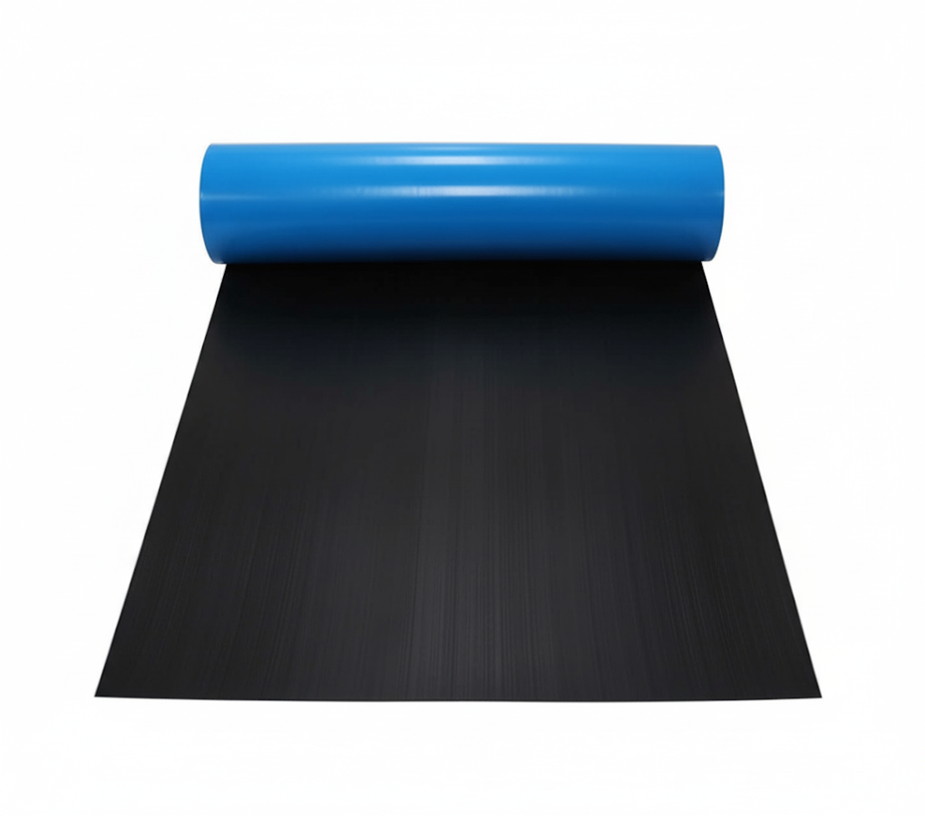 Boat Flooring Comfort Deck - Brushed EVA/PE - Black/Blue - 2.4mx1.2mxH6mm - 3M Self-Adhesive