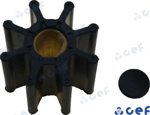 Impeller OEM: Mercruiser: 47-59362Q01, 47-59362T1, 593621, 59362B1, 59362Q01, 59362T1; OMC: 0775517; Johnson Pump: 09-703B-1;