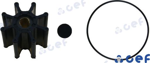 Impeller. OEM: Mercruiser: 47-862232A2, 47-8M0104229, 8M0104229