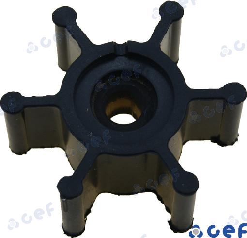 Impeller OEM: Johnson Pump: 09-824P-9, 09824P9; Jabsco: 6303-0003, 6303-0003-P