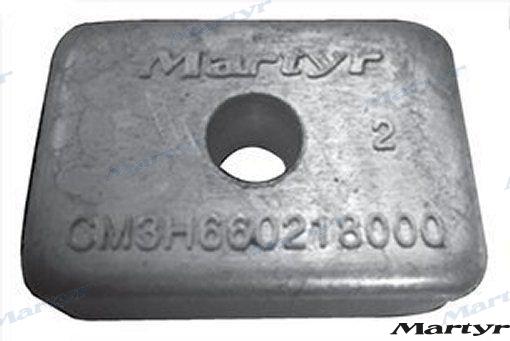 Aluminium anode. Tohatsu 4/5/6. OEM: Tohatsu: 3H6-60218-0