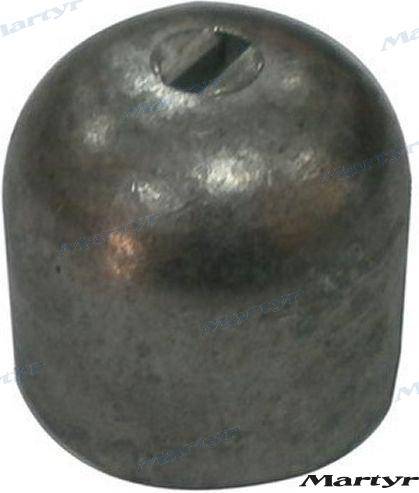 Zinc button anode