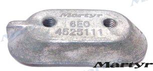 Zinc Anode OEM: Mercruiser: 97-18852M; Parsun: E10-01010008; Yamaha: 6E0-45251-10-00, 6E0-45251-11-00, 6E0-45251-12-00, 6EO-45251-11-00