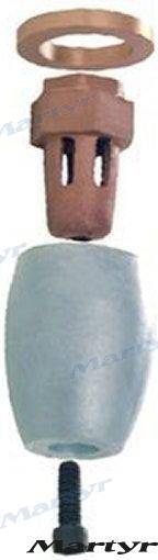 aluminium bravo 2 prop nut assbly