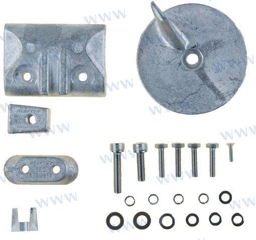Aluminium anode kit for Yamaha 40-50HP