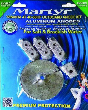 Aluminium anode kit for Yamaha 4T 40-60HP
