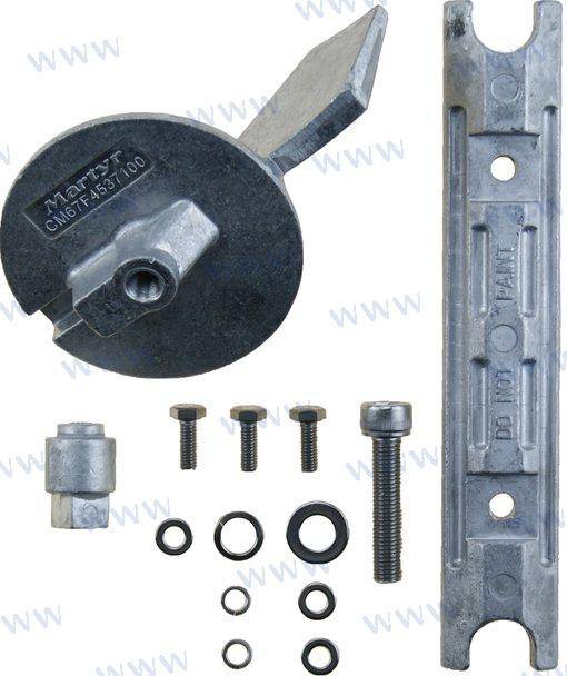 Aluminium anode kit for Yamaha 80-100HP