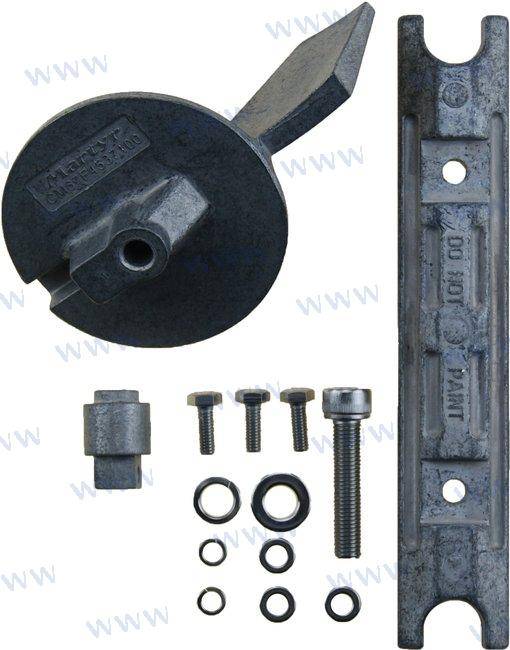 Magnesium anode kit for Yamaha 80-100HP
