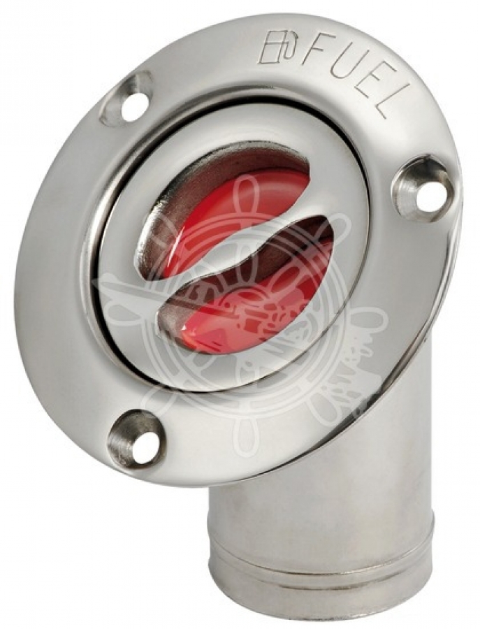 Degvielas uzpildes kakls ar vāku Ø38mm/45° SS