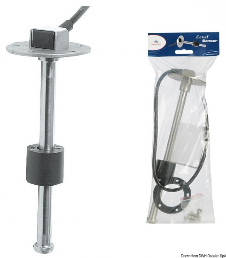 Degvielas līmeņa devējs 240-33 ohm L15cm AISI316