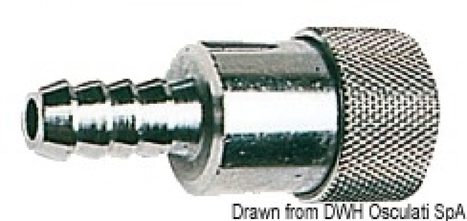 Fuel supply connector for Tohatsu 2T engines - engine side