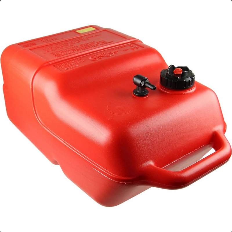 Portable fuel tank 22L, red color, Outlet D.8mm