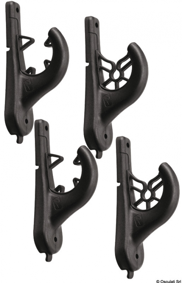 Holder for two fishing rods on the wall. Diameter from 25 mm to 38 mm. RAILBLAZ 09-0008-11