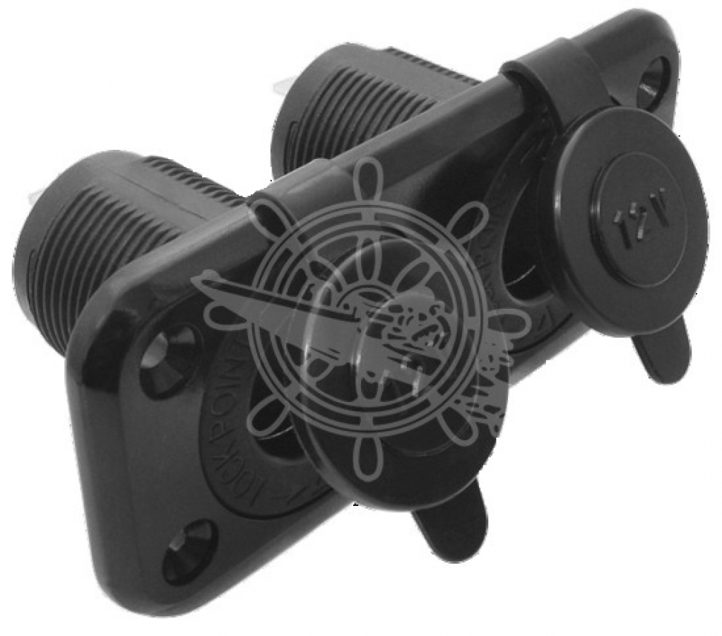 Double socket 2x 12v