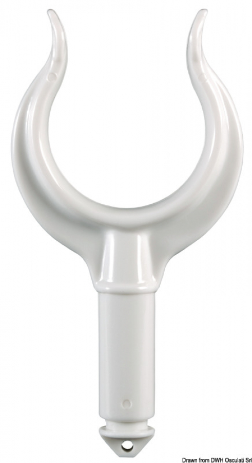 Dullis Derlin 56x42mm nylon - white