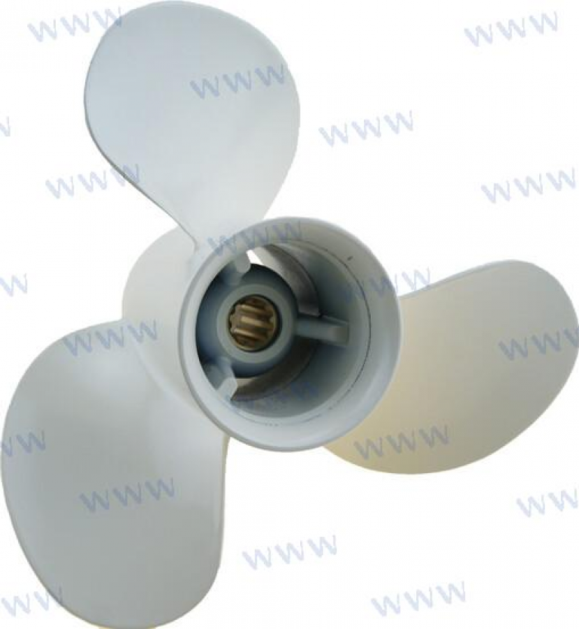 Propeller Yamaha (20-25)  Parsun 25 (3x9,9x13R) similar SOL3211-099-13  and  Yamaha: 664-45949-02