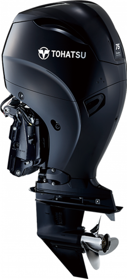 Engine TOHATSU MFS75 AETL Power trim, electric start, FI, tachometer, remote control, NMEA2000