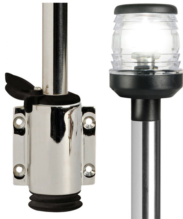 Top Light 60 cm S.S. Black LED 12/24 V - 1,7 W