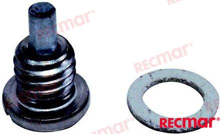 Пробка для слива масла, 19-8M0001234; 22-67892A1; 22-8M0058389; 878808; 3852152; 3854539; 0318544