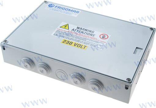 pump control box for 2 chillers, externa