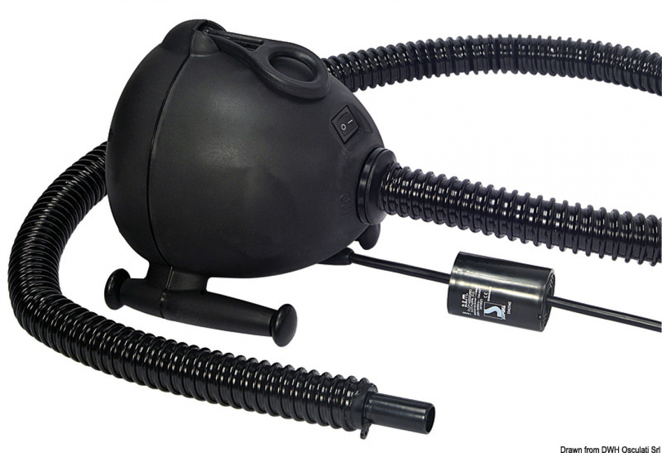 Electrical inflator 220 V 1700 l/min 1000 W 250 mbar (3.6 PSI) 4,5A