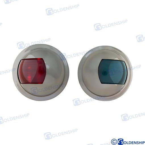 pair vertical navigation lights 304 LED luntil  12m 12V 43ma
