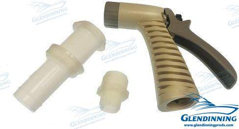 Komplektā - klāja mazgāšanas komplekts liels pelēks