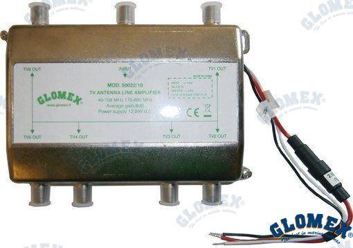 amplifier 6 outputs for v9150