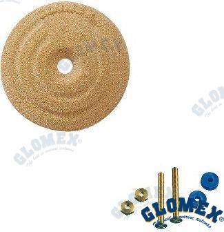 round ground plate - 55mm diam. -