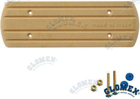 rectangular ground plate- 455x150x13mm