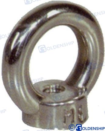 eye nut, din582, m8 1450kg AISI316