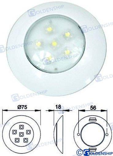LED vehicle lighting 6w 12v&24v white