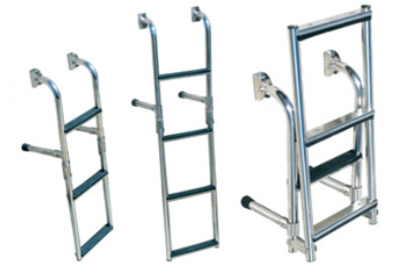 Ladder S.S. (4 steps) 104cm length - 27cm width - 25mmØ