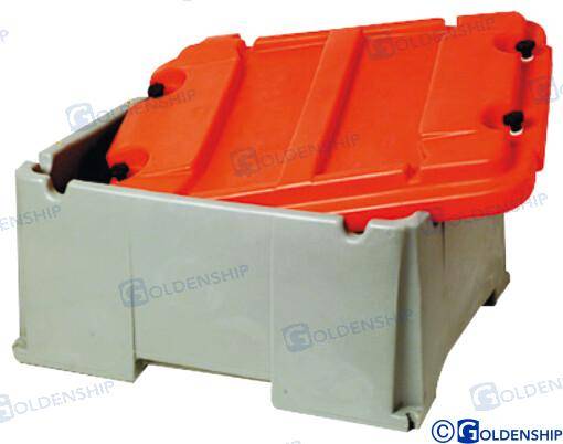 battery box for 2 batteries 520x585 mm