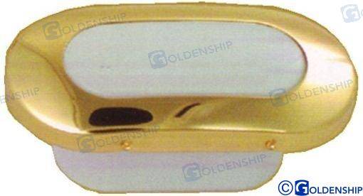 LED oval ext. light gold