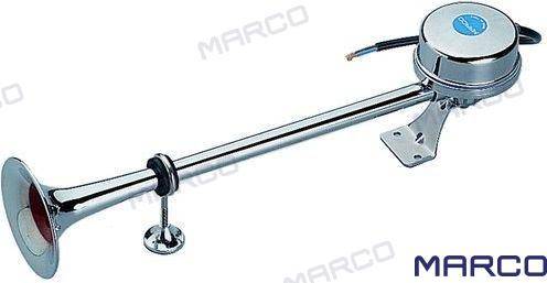 single trumpet horn 12v.400mm.