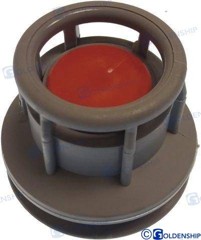 vārsts ar spiedpogas atbrīvošanu