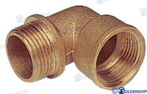 Brass elbow 90 2 1/2"