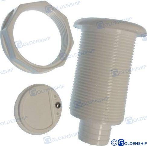 thruhull (with valve) d.42x105mm