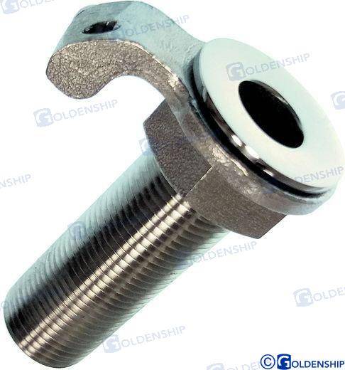 thru hull scupper 1-1/2 inox